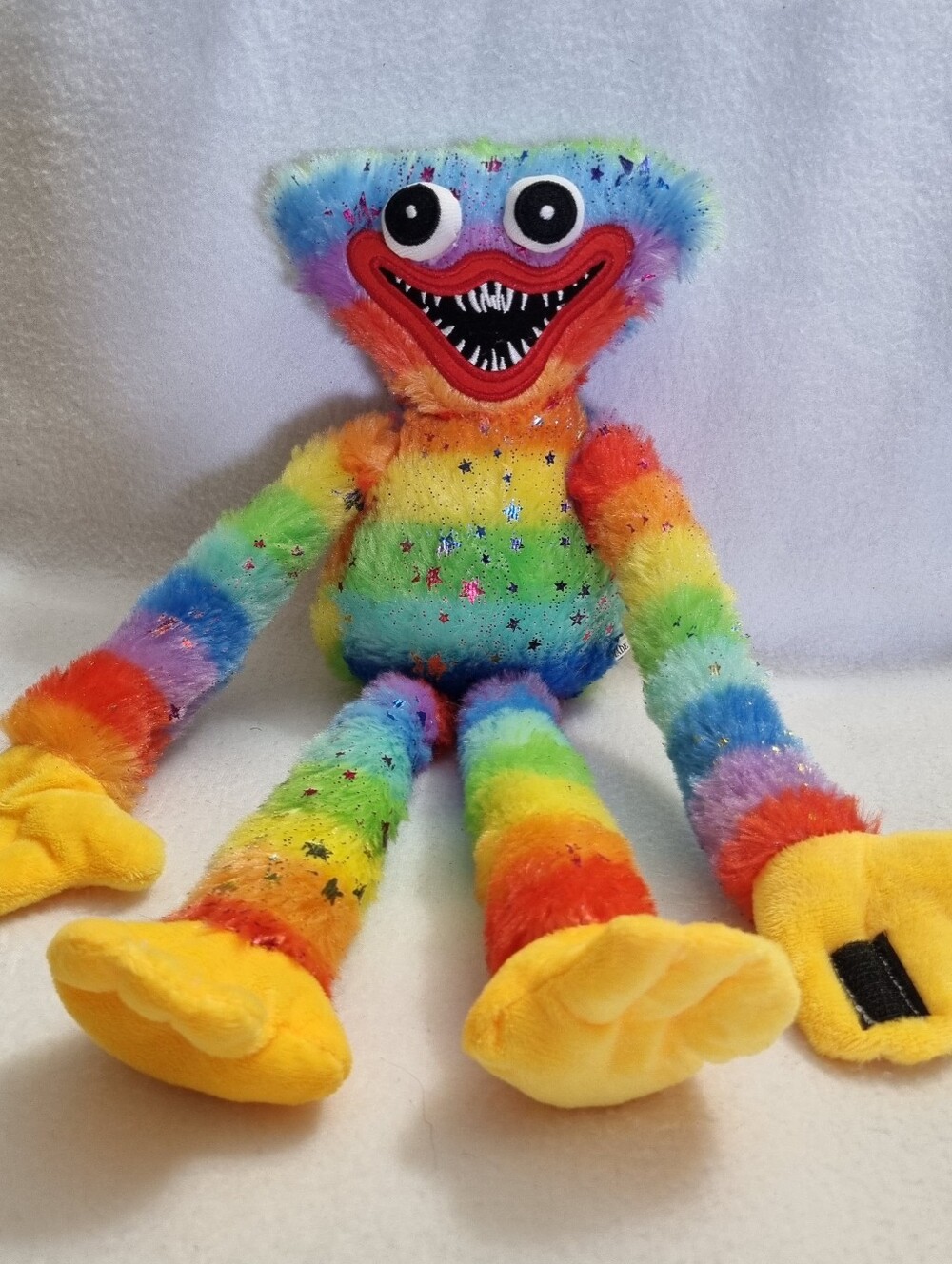 Poppy Playtime huggy wuggy plush doll stuffed animals size 15cm Shiny Rainbow